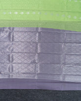 SC4038 - Litchi Silk With Embose And Zari Work